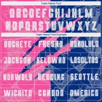 Benutzerdefinierte Graffiti Muster Rosa-Royal Scratch Sublimation Fußball Uniform Jersey
