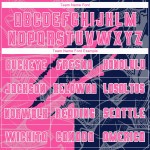 Benutzerdefinierte Graffiti Muster Rosa-Navy Scratch Sublimation Fußball Uniform Trikot
