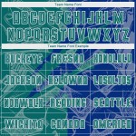 Benutzerdefinierte Graffiti Muster Teal-Royal Scratch Sublimation Fußball Uniform Jersey